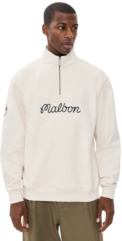 Malbon Collegiate Sweatshirt Ivory