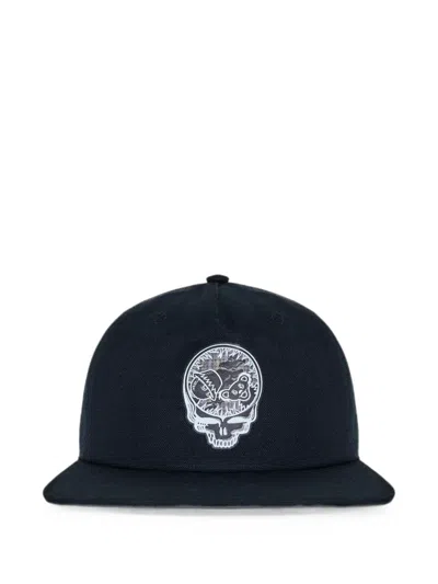 Malbon Companion Logo-embroidered Cap In Blue