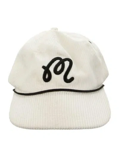 Pre-owned Malbon Corduroy Hat In Black/neutrals