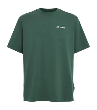 Malbon Cotton Bermuda Baldwin T-shirt In Green