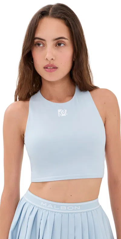 Malbon Crossback Bra Top Subdued Blue