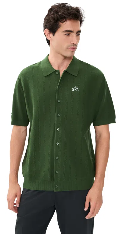 Malbon Crosscut Polo Rifle Green