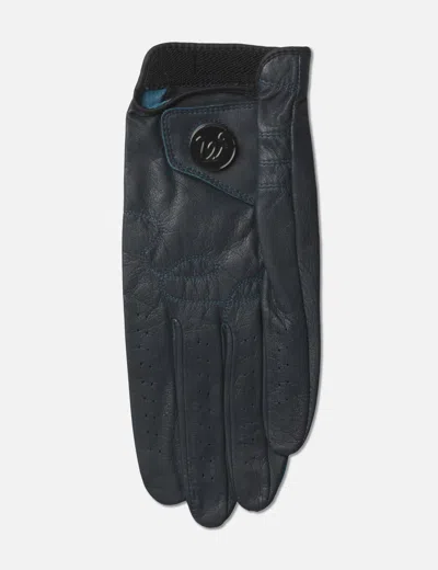 Malbon Division Glove In Blue/蓝色/藍色/블루/ブルー