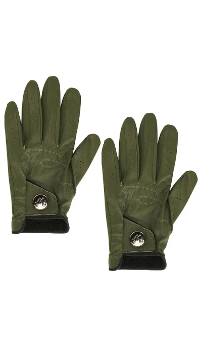 Malbon Division Glove In Military Green