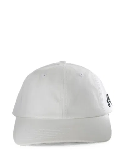 Malbon Evergreen Logo-embroidered Baseball Cap In White