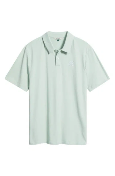Malbon Fairway Performance Polo In Green
