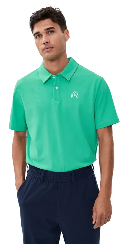 Malbon Fairway Polo Marina Green