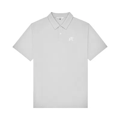Pre-owned Malbon Fairway Polo 'micro Chip' | Grey | Men's Size Xl