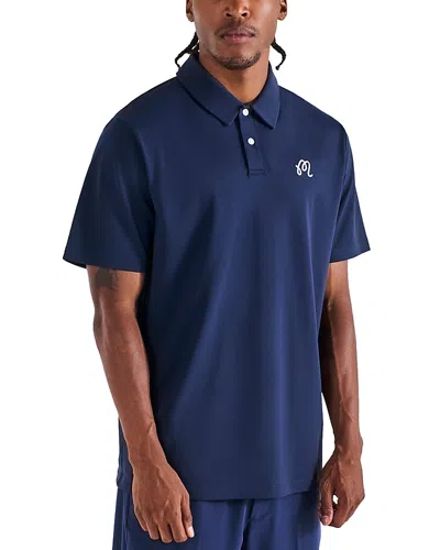 Malbon Fairway Polo Shirt In Blue