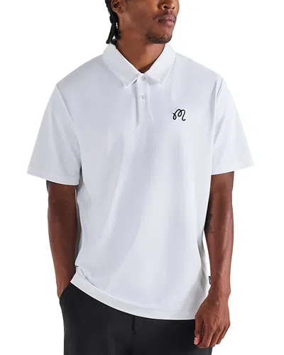 Malbon Fairway Polo Shirt In White