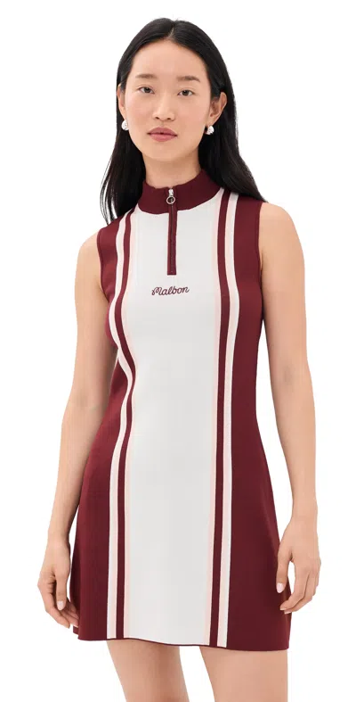 Malbon Fernanda Dress Raspberry Truffle/whisper Wh
