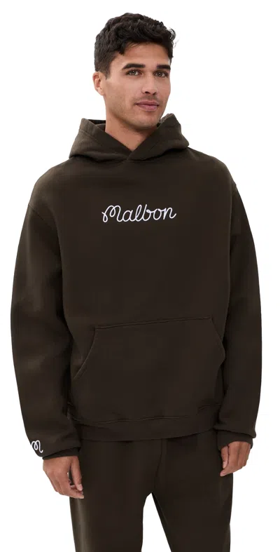 Malbon Fesque Hoodie Brown