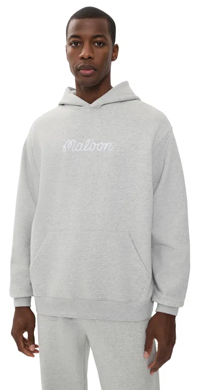 Malbon Fesque Hoodie Heather Grey