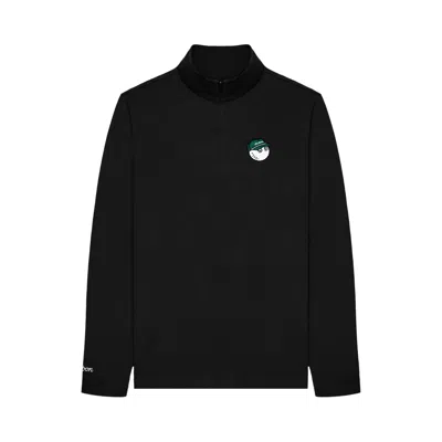 Pre-owned Malbon Flyer Mid Layer Sweatshirt 'black' | Men's Size L