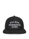 Malbon Foreman Herringbone-pattern Cap In Black