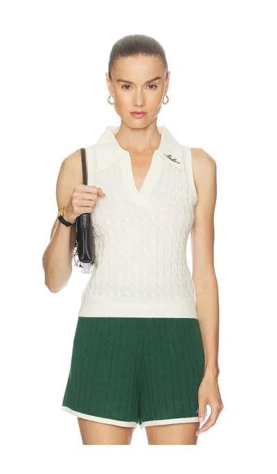 Malbon Freya Sweater Vest In Canvas