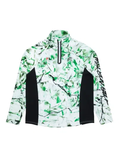 Malbon Golf Abstract-pattern Sweatshirt In Multi