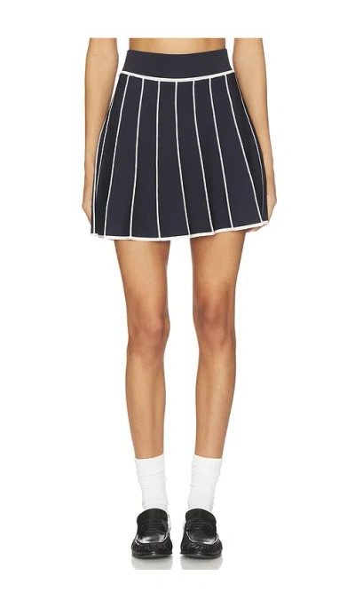 Malbon Golf Aurora Mini Skirt In Blue