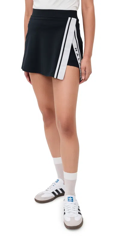 Malbon Golf Baseline Skort Black