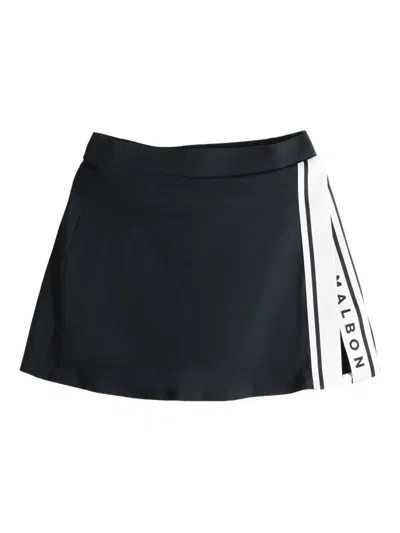 Malbon Golf Baseline Tennis Skirt In Blue