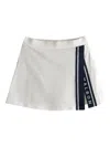 Malbon Golf Baseline Tennis Skirt In White