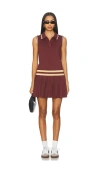 Malbon Golf Bella Dress In Burgundy