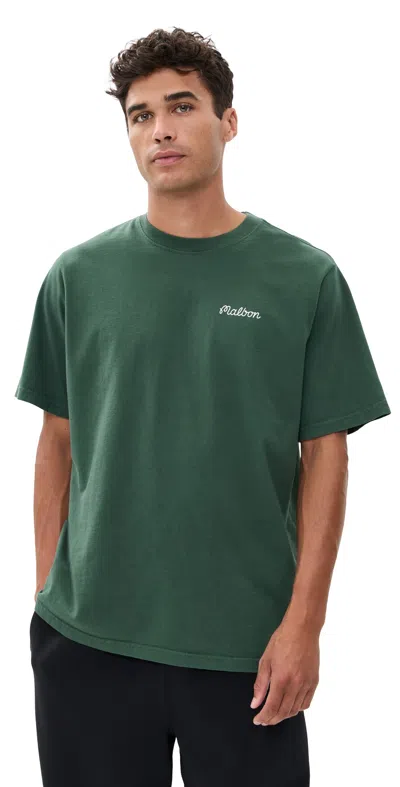 Malbon Golf Bermuda Baldwin Tee Forest In Green