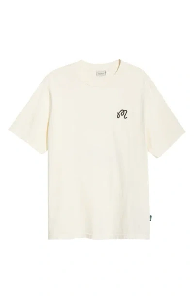 Malbon Golf Bermuda Brumal Buckets Embroidered Graphic T-shirt In Neutral