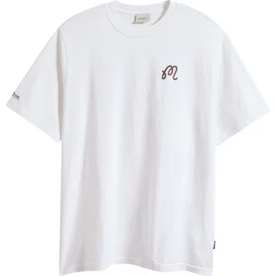 Malbon Golf Bermuda Championship Cotton Graphic T-shirt In White
