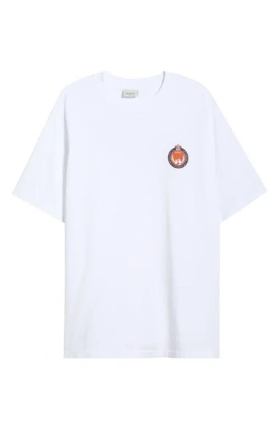 Malbon Golf Bermuda Maxwell Crest Cotton Graphic T-shirt In Animal Print