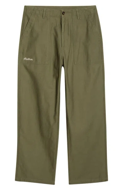Malbon Golf Braxton Straight Leg Pants In Green