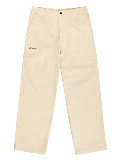Malbon Golf Braxton Straight-leg Trousers In Neutral