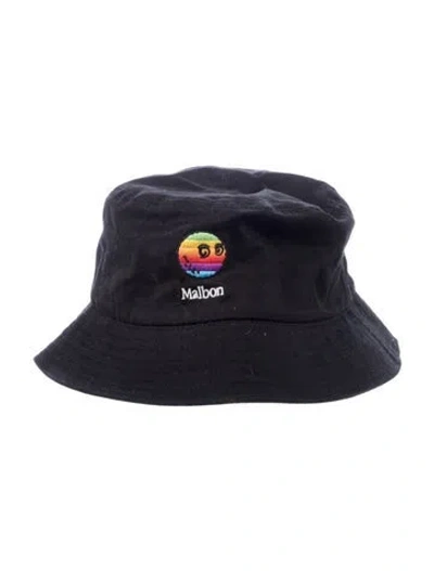 Pre-owned Malbon Golf Bucket Hat In Black