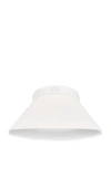 Malbon Golf Claire Visor In Ivory