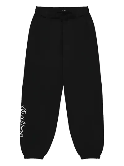 Malbon Golf Clubhouse Track Pants In Black