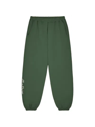 Malbon Golf Clubhouse Track Pants In Green