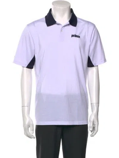 Pre-owned Malbon Golf Collar Short Sleeve Polo Shirt In Black