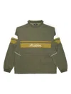 Malbon Golf Colour Block Pullover Jacket In Green