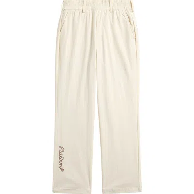 Malbon Golf Condor Hawk & Dove Straight Leg Pants In Neutral