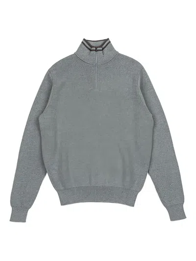 Malbon Golf Cotton Blend Sweatshirt In Gray