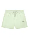 Malbon Golf Drawstring-waist Performance Shorts In Green