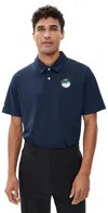 Malbon Golf Fairway Baldwin Polo Navy In Blue