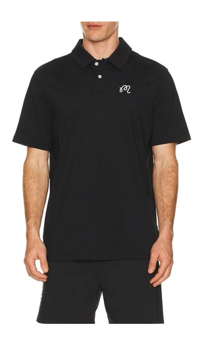 Malbon Golf Fairway Polo In Black