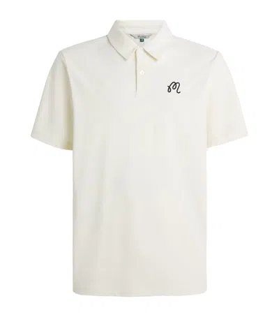 Malbon Golf Fairway Polo Shirt In White