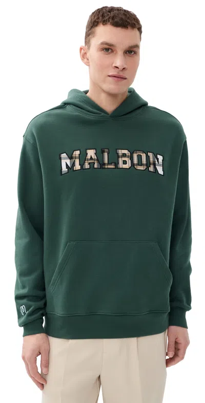 Malbon Golf Fesque Preston Hoodie Hunter Green