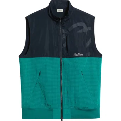 Malbon Golf Finca Hybrid Vest In Black
