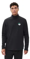 Malbon Flyer Mid Layer Jacket Black In Black