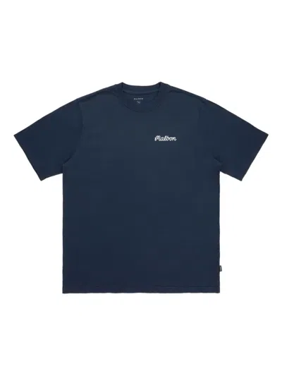 Malbon Golf Graphic-printed Short Sleeve T-shirt In Blue
