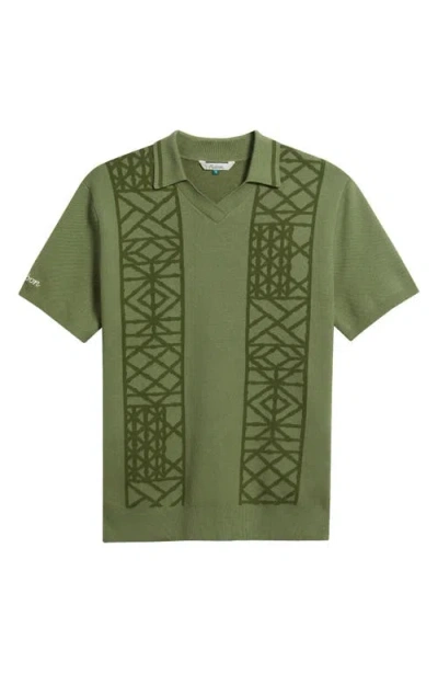 Malbon Golf Habana Cotton Polo In Green