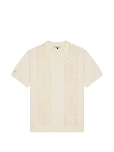 Malbon Golf Habana Polo T-shirt In Brown